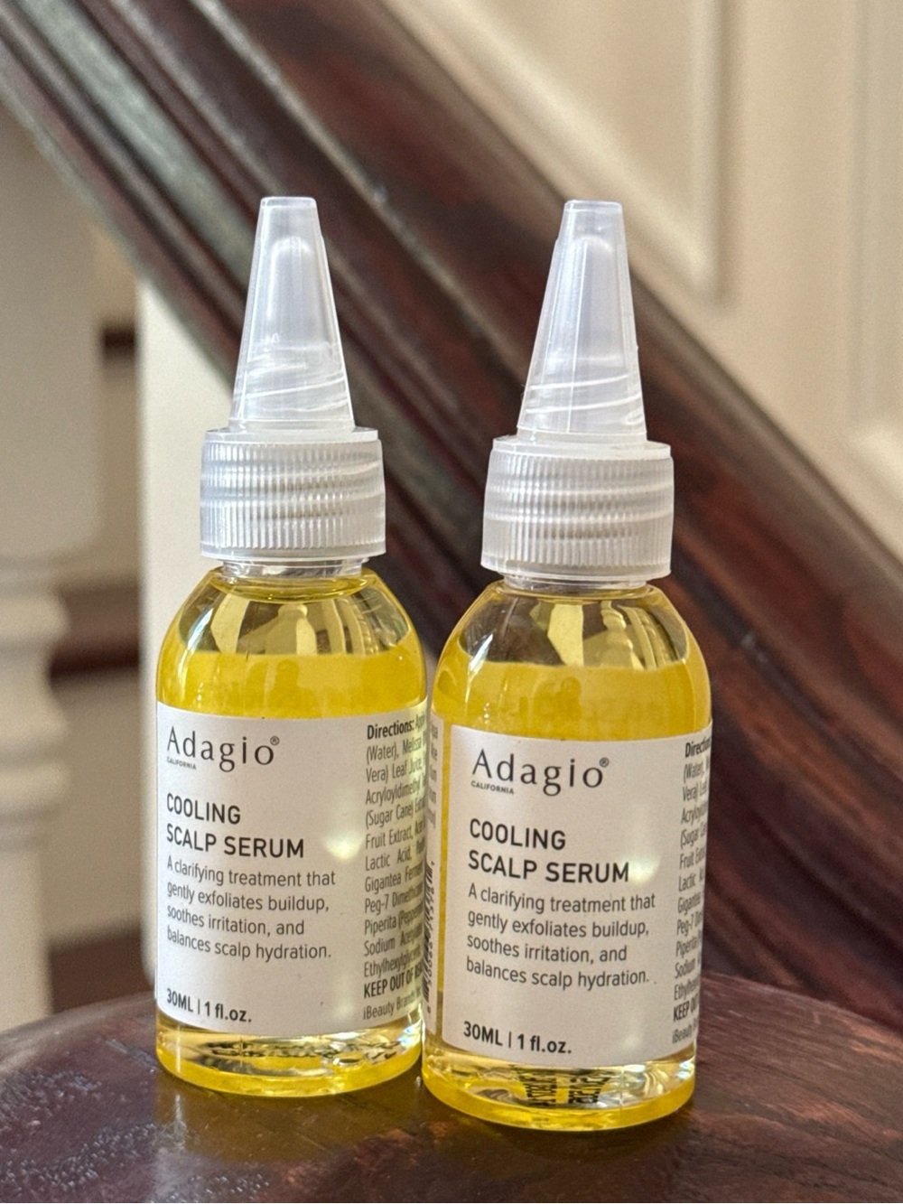 2X ADAGIO Soothing Relief Cooling Scalp Serum 1 fl.oz New Without Box
